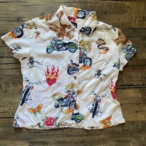 Harley Davidson Button up shirt